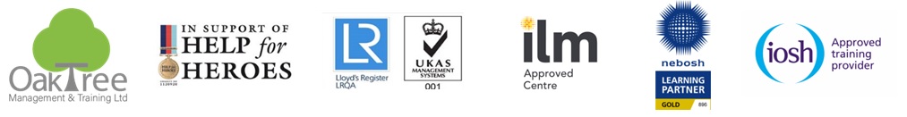 Ministry of Defence Banner, ELCAS, LRQA, ILM, IOSH, NEBOSH 