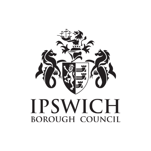 Ipswich Borough Council Logo Black Crest 