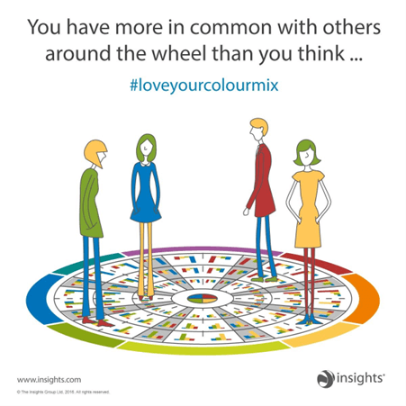 Love your colour mix, insights colours, insights discovery. insights discovery mat 